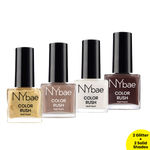 Buy NY Bae Color Rush Nail Paint Set - Everyday Essentials 09 | Chip Resistant | Long Lasting | Quick Dry | Glossy Gel Nail Polish (36 ml) - Purplle