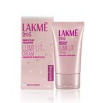 Buy Lakme Lumi Strobe Cream - Highlighter + Moisturizer + Primer With Hyaluronic Acid & Niacinamide - Silver| 60 gm - Purplle