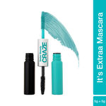 Buy Swiss Beauty Craze It's Extraa Dual Non -Flaky Mascara | With Silicon Brush | Lengthening & Curling Non- smudging Mascara Teal Vibes & Black 04 10 gm - Purplle
