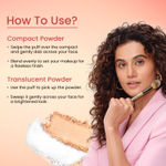 Buy Swiss Beauty Matte & Set Duo Lightweight Compact | Compact Powder 03-Sand + Banana 20 gm - Purplle