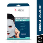 Buy O3+ Alpha Men Bright Groom Facial Kit 54gm+2ml - Purplle