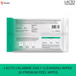 Buy Lacto Calamine Daily Cleansing Wipes (25 wipes) - Pack of 2 - Purplle
