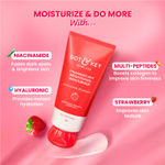 Buy Dot & Key Strawberry Dew Do-It-All Moisturizer with Niacinamide, Peptides & Hyaluronic Acid, Non-sticky, Brightens Skin, Intense Moisturization, Non-Comedogenic & Fragrance Free, Lightweight- 80 gm - Purplle