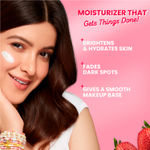 Buy Dot & Key Strawberry Dew Do-It-All Moisturizer with Niacinamide, Peptides & Hyaluronic Acid, Non-sticky, Brightens Skin, Intense Moisturization, Non-Comedogenic & Fragrance Free, Lightweight- 80 gm - Purplle