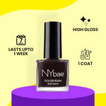 Buy NY Bae Color Rush Nail Paint Set - Dazzling Chromes 13 | Chip Resistant | Long Lasting | Quick Dry | Glossy Gel Nail Paint Combo (5 ml*4) + Nail Polish Remover (30 ml) - Purplle