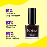 Buy NY Bae Color Rush Nail Paint Set - Dazzling Chromes 13 | Chip Resistant | Long Lasting | Quick Dry | Glossy Gel Nail Paint Combo (5 ml*4) + Nail Polish Remover (30 ml) - Purplle