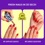 Buy NY Bae Color Rush Nail Paint Set - Passion Purples 10 | Nail Paint Combo | Chip Resistant | Long Lasting | Quick Dry | Glossy Gel Nail Polish (9 ml *4) - Purplle