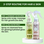 Buy Alps Goodness Hair Growth & Glass Skin Duo with Rosemary Water Spray (100ml) + Rice Water Spray (100ml)| Hair Growth Experts | Root Strengthening | Glowing Skin | Brightening | Easy to Use Spray Combo of 2 - Purplle