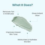 Buy Uniqaya De-Tan Mask With Niacinamide, Glycolic Acid For Instant Tan Removal For All Skin Types 50 gm - Purplle