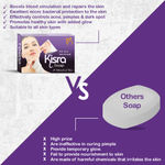 Buy Kisra Pimple Care Soap for Acne, Pimple, Sun Tan, Blemishes, Fine Lines, Darkspots | Men & Women | All Skin Types - 75 gm (Pack of 4) - Purplle