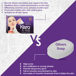 Buy Kisra Premium Acne Prone Skin - Controls Acne Development - Clears Out Clogged Pores - Formulated Specially To Create A Barrier Against Acne Development – Pimple Care Soap (Pack of 3) - Purplle