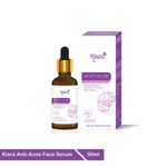 Buy Kisra Anti-Acne Face Serum for Acne, Acne Marks, Blemishes & Oil Balancing with Neem Extract & 2% Salicylic Acid | For both Men & Women | 30 ml [Pack of 3] - Purplle