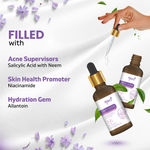 Buy Kisra Anti-Acne Face Serum for Acne, Acne Marks, Blemishes & Oil Balancing with Neem Extract & 2% Salicylic Acid | For both Men & Women | 30 ml [Pack of 3] - Purplle