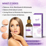 Buy Kisra Anti-Acne Face Serum for Acne, Acne Marks, Blemishes & Oil Balancing with Neem Extract & 2% Salicylic Acid | For both Men & Women | 30 ml [Pack of 3] - Purplle