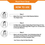 Buy Kisra Royal Heart Soap | Best Anti Aging Soap Bar for Women and Men, Reduces Wrinkles and Exfoliates Dirt - Impurities, Rejuvenates Skin Cells for a Soft and Glowing Skin - 75 gm (Pack of 3) - Purplle
