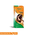 Buy Kisra Gold Hair Oil for Frizz Control, Hair Smoothening and Hair Growth with Goodness of Sesame Oil & Natural Coconut Oil | For All Hair Type 100 ml (Pack of 3) - Purplle