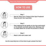 Buy Kisra 7Days Acne, Pimple & Dark Spots Treatment Soap | Clears Acne, Pimples, Dark Spots, Clogged Pores, Deeply Cleanses | Gentle | Refreshing 75 gm (Pack of 2) - Purplle