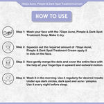 Buy Kisra 7Days Acne, Pimple & Dark Spot Treatment Cream | Clears Acne, Pimples, Dark Spots, Clogged Pores, Deeply Cleanses 15 gm (Pack of 2) - Purplle