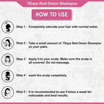 Buy Kisra's 7Days Red Onion & Amla Hair Fall Control Shampoo | Reduces Hair Fall by 98% | 48Hrs Smoothness | Repairs Dry & Damaged Hair | Adds Silkiness & Bounce | 100 ml (Pack of 3) - Purplle