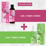 Buy Kisra's 7Days Red Onion & Amla Hair Fall Control Shampoo | Reduces Hair Fall by 98% | 48Hrs Smoothness | Repairs Dry & Damaged Hair | Adds Silkiness & Bounce | 100 ml (Pack of 3) - Purplle