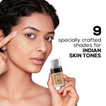 Buy RENEE Face Base Serum Foundation -03 Iconic, Sheer Coverage, Dewy & Seamless Finish, Hydrates, Nourishes & Protects, Gives Healthy, Radiant Skin, Vitamin C, Hyaluronic Acid & SPF 15 Infused, 25 ml - Purplle