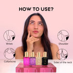 Buy Nisara Long Lasting Woman Perfume Gift Set 4x15 ml(60 ml)|Notes:- Warm Vanilla, Floral Woody Musky with | Midnight Tease | Girl Power | Vanilla Rush | Miss Gorgeous | Travel & Pocket-friendly perfume kit | Ideal gift for Woman, Wife, Girlfriend - Purplle