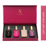 Buy Nisara Long Lasting Woman Perfume Gift Set 4x15 ml(60 ml)|Notes:- Warm Vanilla, Floral Woody Musky with | Midnight Tease | Girl Power | Vanilla Rush | Miss Gorgeous | Travel & Pocket-friendly perfume kit | Ideal gift for Woman, Wife, Girlfriend - Purplle