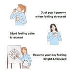 Buy What's Up Wellness Stress Relief Gummies | Reduces Stress, Anxiety and Improves Sleep (30 Gummies) - Purplle