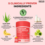 Buy What's Up Wellness Gut Health Gummies | Prebiotic & Probiotic Gummies for Digestion, Constipation & Immunity | Bloating, Acidity & Gas Relief | Clinically Proven Strain | 30 days pack | 30 Gummies - Purplle