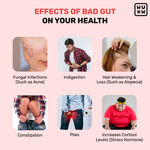 Buy What's Up Wellness Gut Health Gummies | Prebiotic & Probiotic Gummies for Digestion, Constipation & Immunity | Bloating, Acidity & Gas Relief | Clinically Proven Strain | 30 days pack | 30 Gummies - Purplle