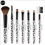 Buy MeSkin 7 pc Makeup Brushes, Portable Travel, Brush set, Makeup Tools - Various Prints - colour may vary - Purplle