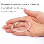Buy MeSkin Transparent Silicone Makeup Sponge (Washable) Beauty Blender, Powder Puff(cloour may very) - 1 Pc - Purplle