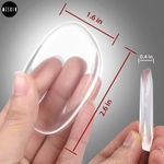 Buy MeSkin Transparent Silicone Makeup Sponge (Washable) Beauty Blender, Powder Puff(cloour may very) - 1 Pc - Purplle
