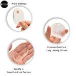 Buy MeSkin Transparent Silicone Makeup Sponge (Washable) Beauty Blender, Powder Puff(cloour may very) - 1 Pc - Purplle
