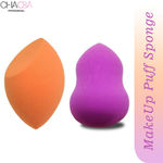 Buy Chaoba Professional Beauty Blender Makeup Puff Sponge -2pcs(Color & Shape May Vary) - Purplle