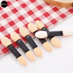 Buy MeSkin Disposable Eyeshadow Sponge Applicator Brush 12pcs. Sponge Brush on Both The Sides - Purplle