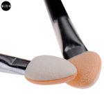 Buy MeSkin Disposable Eyeshadow Sponge Applicator Brush 12pcs. Sponge Brush on Both The Sides - Purplle