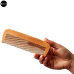 Buy MeSkin Organic Neem Wood Comb (LONG) | Women & Men | Natural & Eco Friendly | Wide Tooth Comb, Anti-Bacterial Styling Comb for All Hair Types | Made in India - Purplle