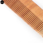 Buy MeSkin Organic Neem Wood Comb (LONG) | Women & Men | Natural & Eco Friendly | Wide Tooth Comb, Anti-Bacterial Styling Comb for All Hair Types | Made in India - Purplle