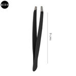 Buy MeSkin Slant Tip Tweezer Plucker for Eyebrow, Upper Lips, Blackhead Removal, Facial Hair For Women & Men, Black Color 1 Pc - Purplle