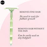 Buy MeSkin Hair Removal Razor for Women - 02 Razors for Arms, Legs and Bikini Line - 2 Blades In Shaving Women Razor - Purplle