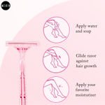 Buy MeSkin Hair Removal Razor for Women - 02 Razors for Arms, Legs and Bikini Line - 2 Blades In Shaving Women Razor - Purplle