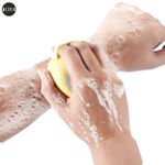 Buy MeSkin Body Bath Brush, Silicone Soft Cleaning Bath Body Brush with Shampoo Dispenser – Assorted Colors 1 Pc - Purplle