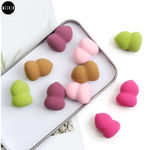 Buy MeSkin Mini Beauty Blender Sponge Pack of 4 Pcs ,Makeup Cosmetic Sponge Foundation Powder Sponge Beauty Tools & Women Accessories (Assorted Colors) - Purplle