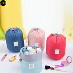 Buy MeSkin Barrel Bucket Shaped Foldable Makeup Bag, Travel Case Pouch(Assorted Color) - Purplle