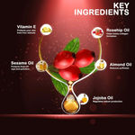 Buy Good Vibes Rosehip Range Combo Kit (Face Wash 200 ml + Toner 200 ml + Face Serum 10 ml + Face Cream 50 gm) - Purplle