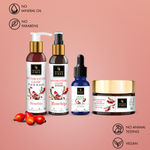 Buy Good Vibes Rosehip Range Combo Kit (Face Wash 200 ml + Toner 200 ml + Face Serum 10 ml + Face Cream 50 gm) - Purplle