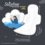 Buy Stayfree Advanced All Nights Ultra-Soft XXL 28s - Purplle