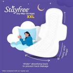 Buy Stayfree Dry-MaxAll Nights Ultra-Dry XXL 42s - Purplle