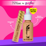 Buy NY Bae Flawless Glow Duo (1) | 3IN1 Serum Foundation - Warm Cashew 03 | HD Spotless Concealer - Caramel 07 | Evens Skin Tone | Full Coverage | Makeup Kit Combo of 2 - Purplle